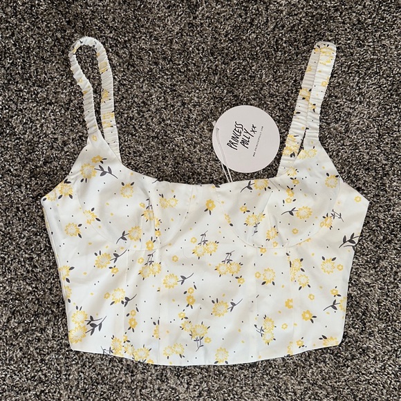 NWT Princess Polly Cosette Top White - Picture 2 of 4